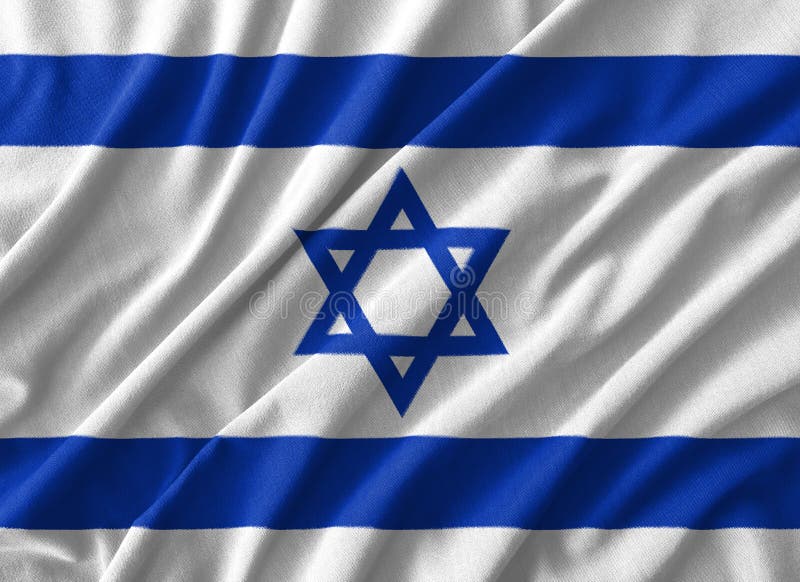 Ζωγραφική σημαιών του Ισραήλ στην υψηλή λεπτομέρεια των υφασμάτων βαμβακιού  κυμάτων Απεικόνιση αποθεμάτων - εικονογραφία από backfill, arroyos: 95911232