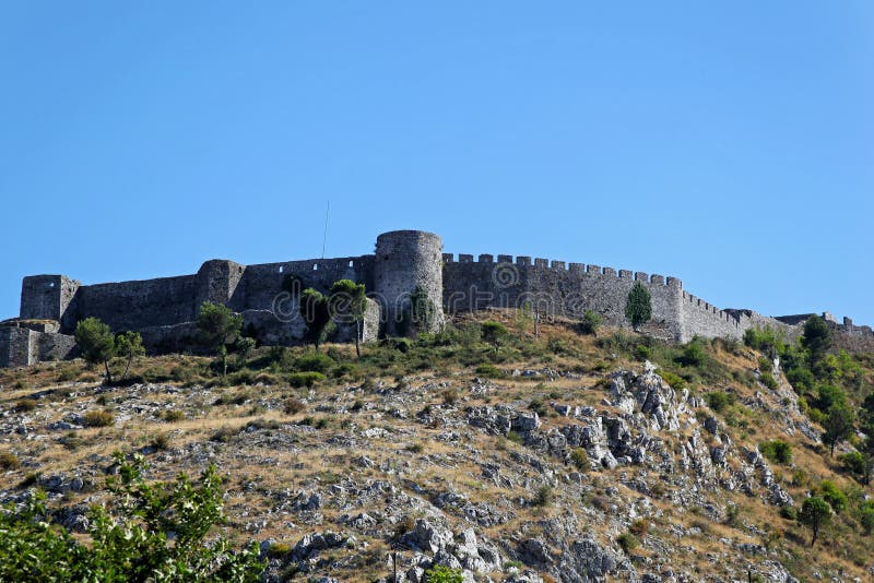 Κάστρο Rozafa στοκ εικόνα. εικόνα από ancientness - 26030929