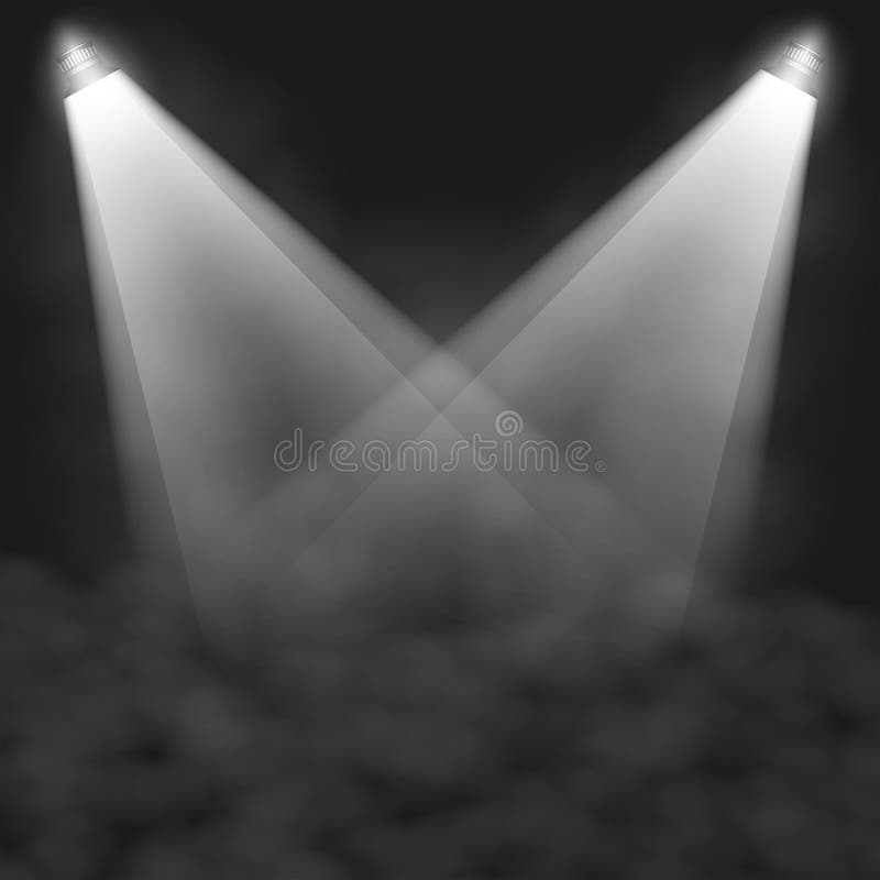 Φωτισμός σκηνής, διαφανή αποτελέσματα σε ένα σκοτεινό υπόβαθρο καρό  Φωτεινός φωτισμός με τα επίκεντρα Στοκ Εικόνες - εικόνα από backfill,  arroyos: 78392708