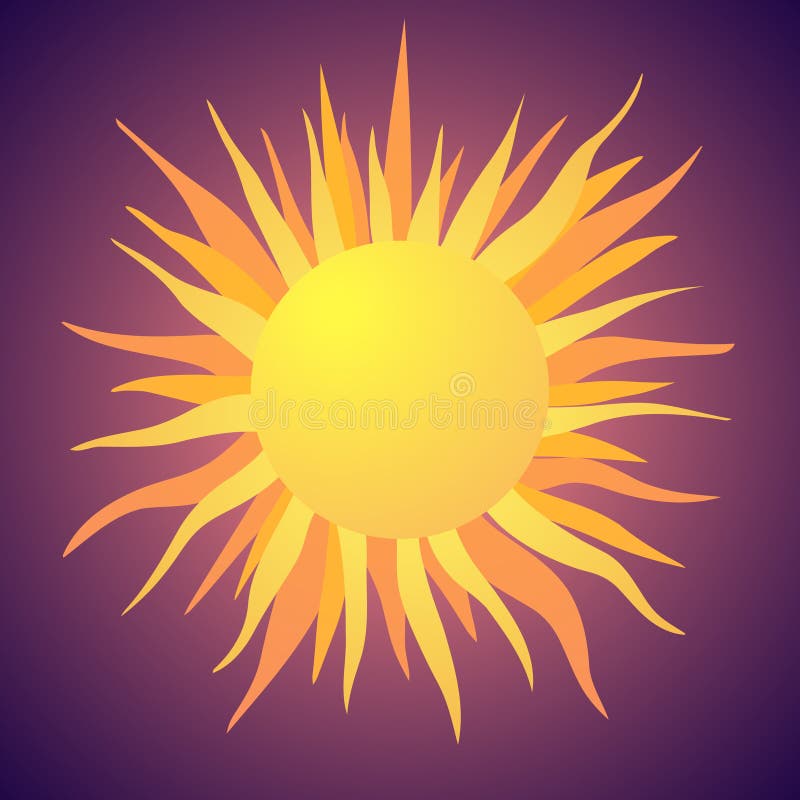 Абстрактное солнце на темном фоне. Иллюстрация вектора - иллюстрации  насчитывающей конспектов, конструкция: 213347889