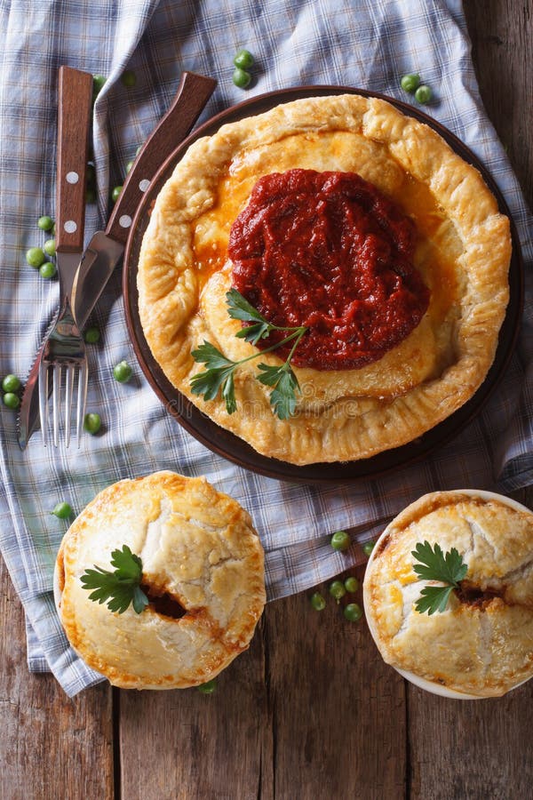 Австралийский мясной пирог рисунок