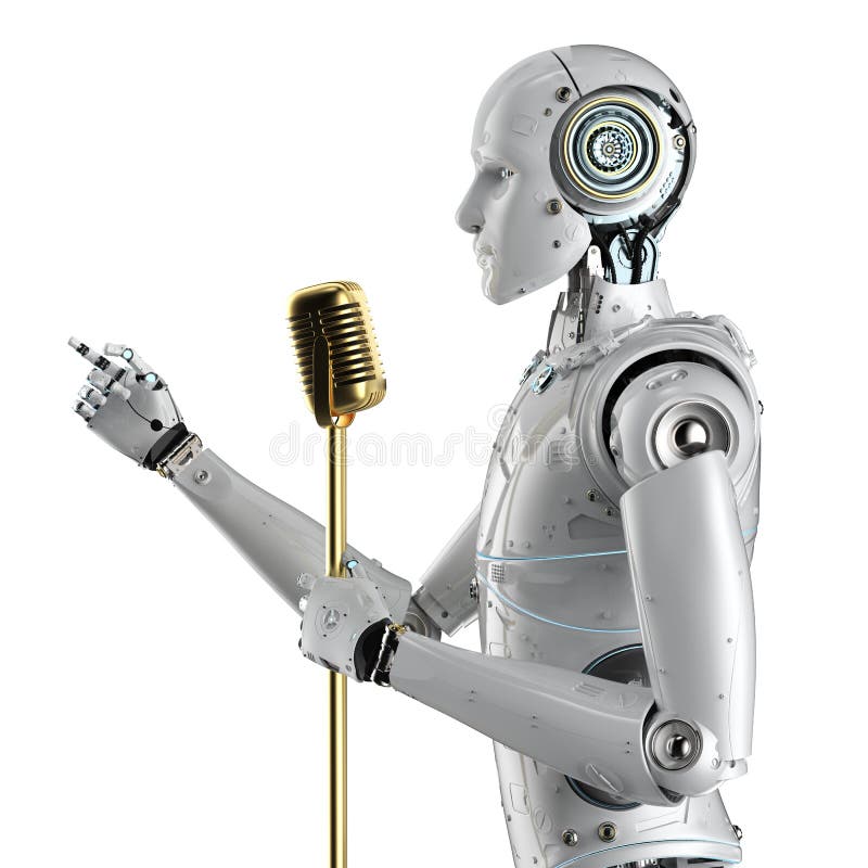 Голос робота мужской. Робот с микрофоном. Робот с микрофоном лицо. Робот микрофон Lethal Company. Картинка робота с микрофоном.