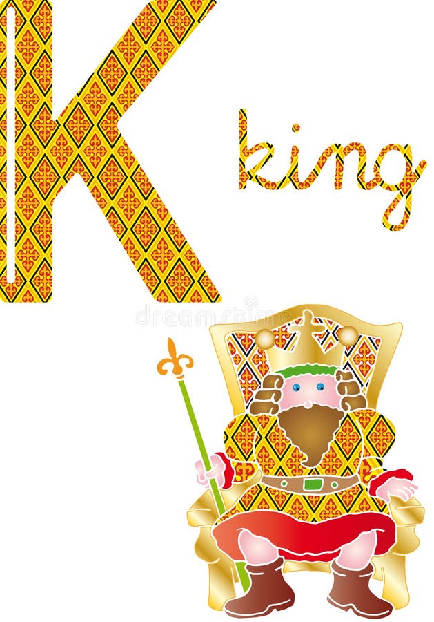 Xi буква. Король букв. K алфавит King. Азбука къь. Король алфавит картинки.