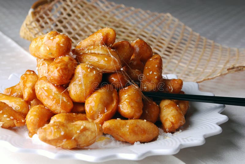 Засахаренный сладкий картофель