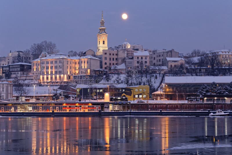 Белград Зимой Фото