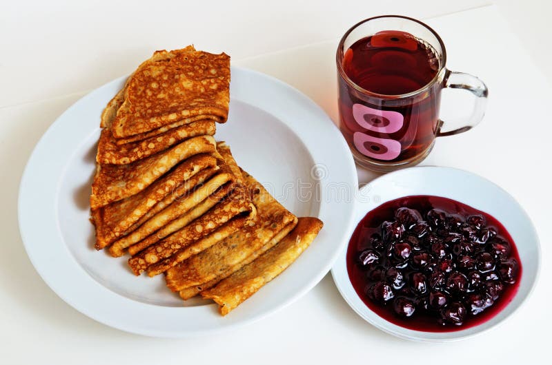 Картинки с блинчиками и вареньем с чаем и сгущенкой