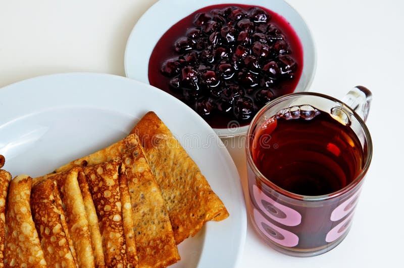 Картинки с блинчиками и вареньем с чаем и сгущенкой