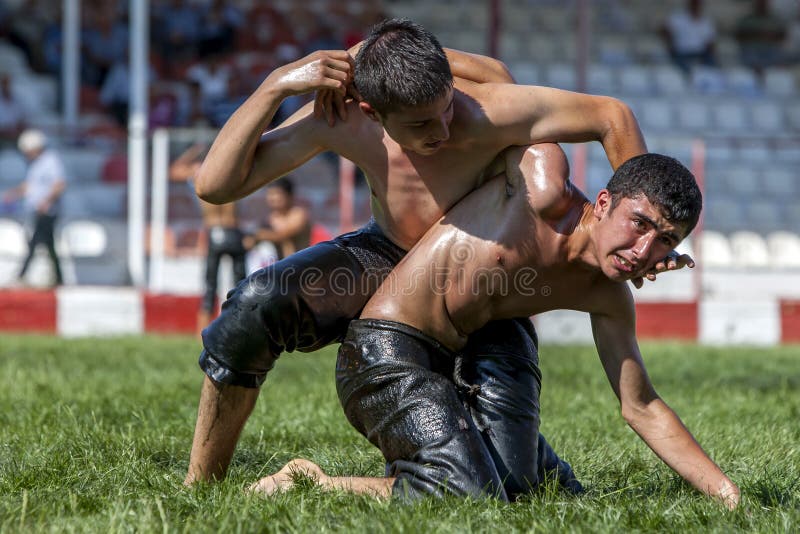Black Oil Wrestling