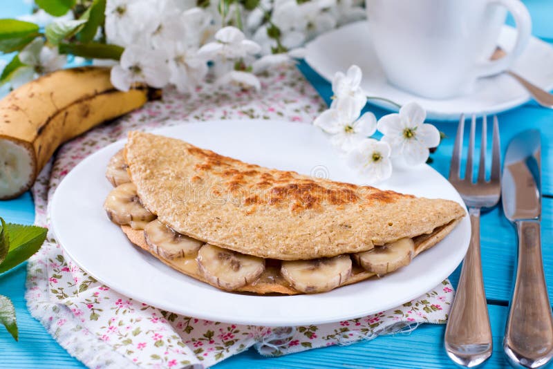 Овсяные блины с луком