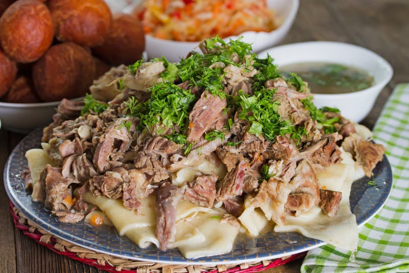 Мясо на казахском столе