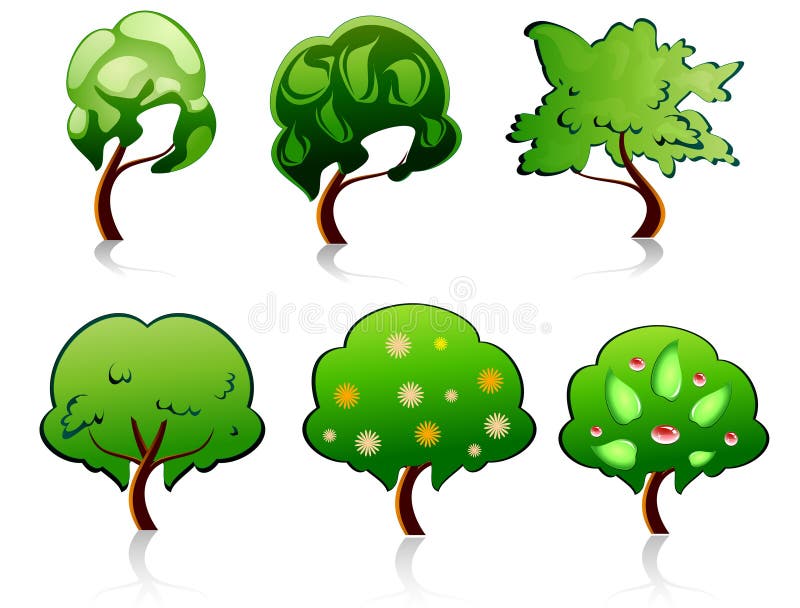 Деревья символы стран