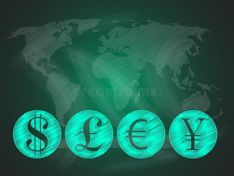 Валютное дело. Глобал валюта. World currency Exchange background.