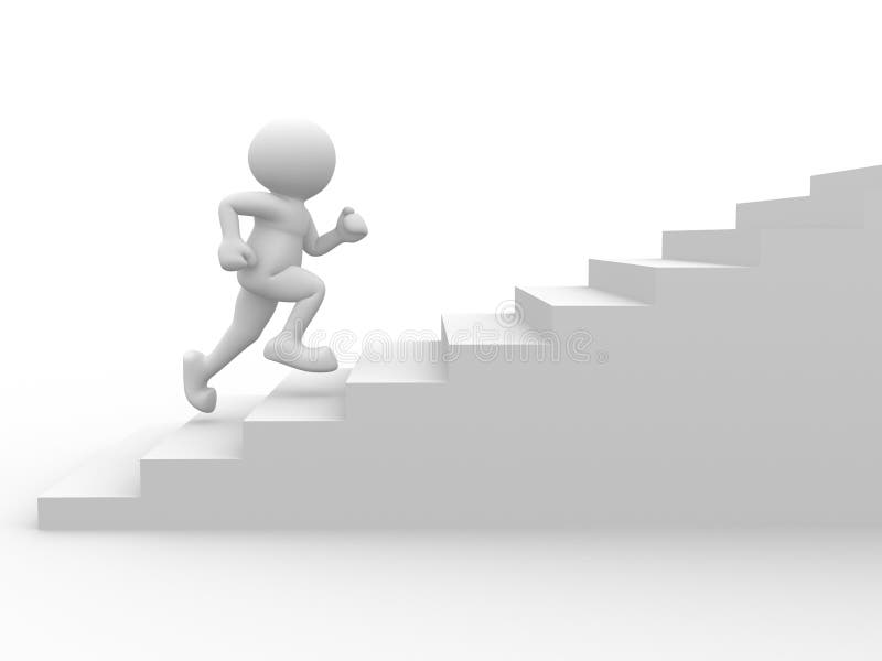 Идущий человечек для презентации