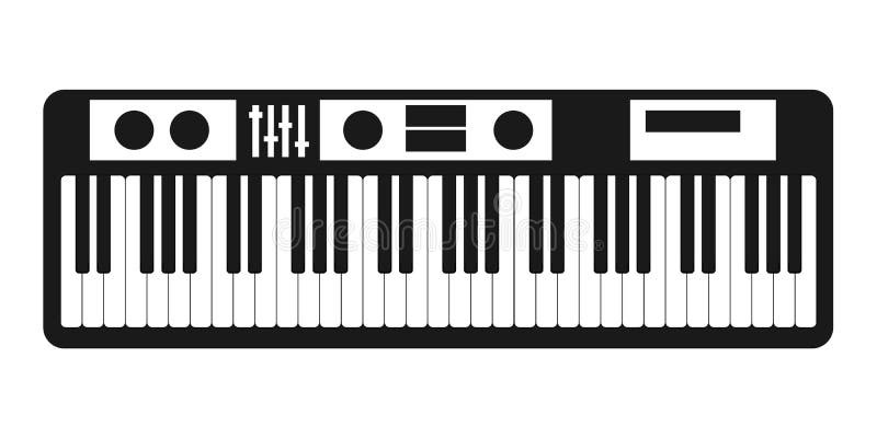 Картинка синтезатор для детей на прозрачном фоне