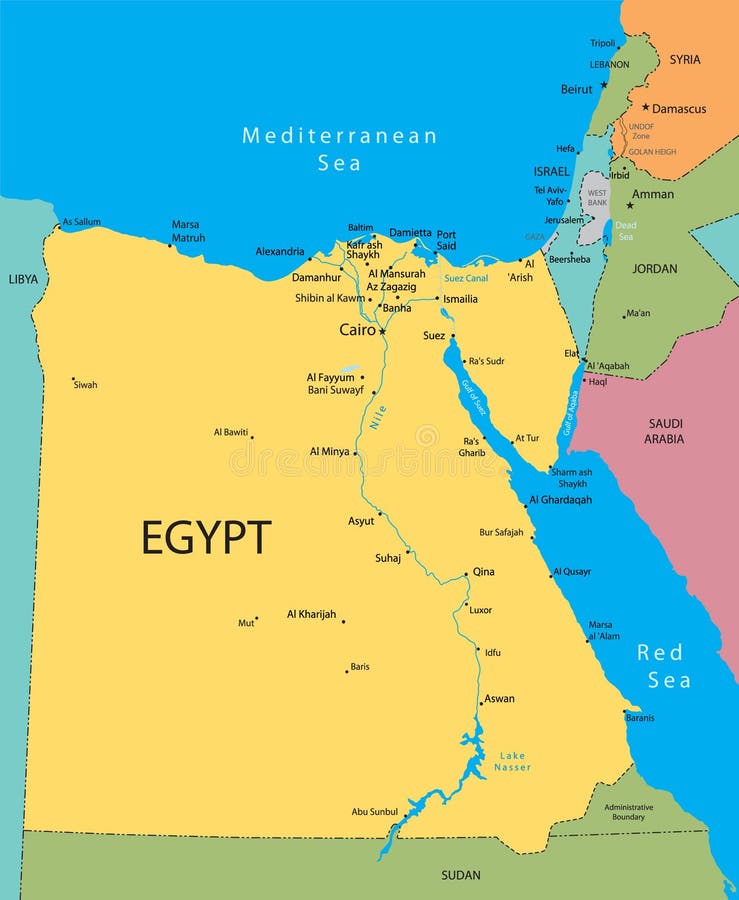 Карта Северной Африки и Ближний Востока политическая Иллюстрация вектора -иллюстрации насчитывающей английско, магриб: 94457306