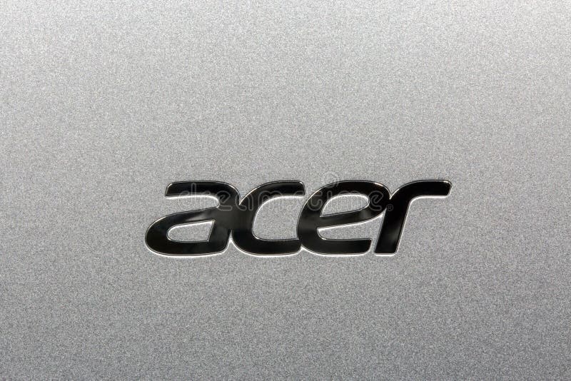 Взорвать на поверхности металла для ноутбука Acer логотипа. Редакционное  Стоковое Фото - изображение насчитывающей конспектов, компания: 213847743