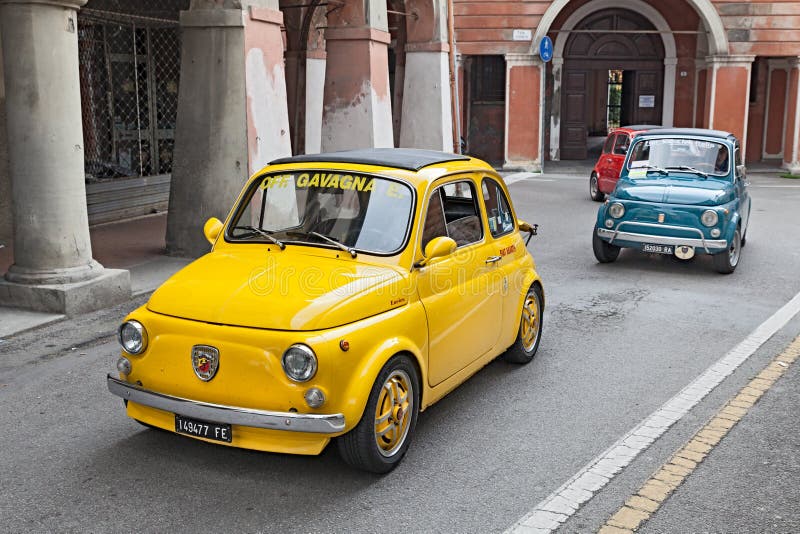 Fiat 500 Yellow