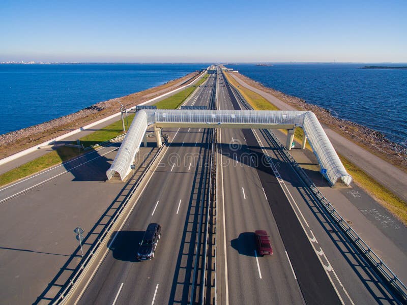 Мост в кронштадт через финский залив