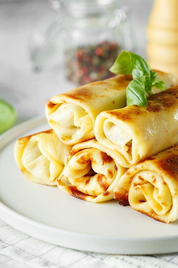 Блины с мясом сверху