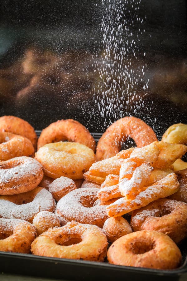 Golden Sweets stock photo