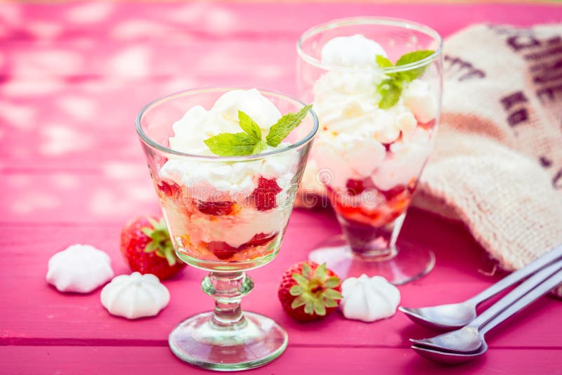 White Chocolate Berry parfait