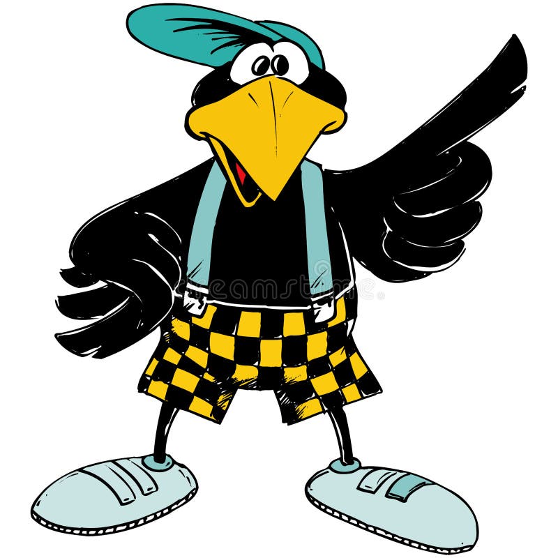 Рисунки смешных ворон