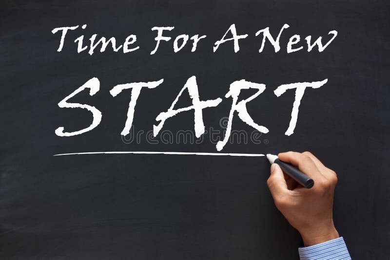 Start a new life. Исследование почерка картинки. Time for a New start.