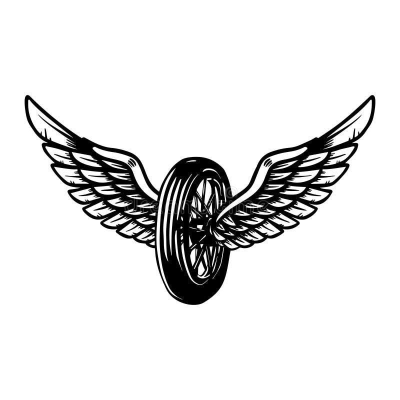 Крылатые колеса эмблема