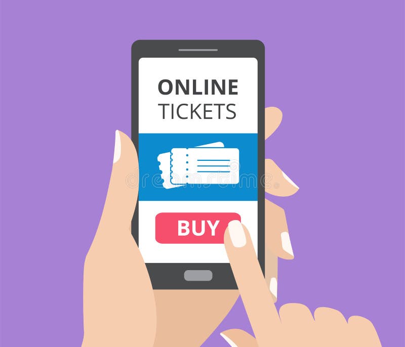 Ticket icon. Buy tickets Now. Holding a ticket. Book tickets in advance