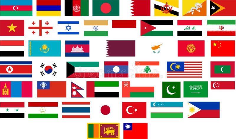 Азиатский Флаг Фото