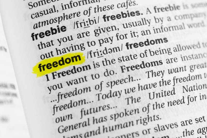 Freedom is Definition. Про свободу на английском