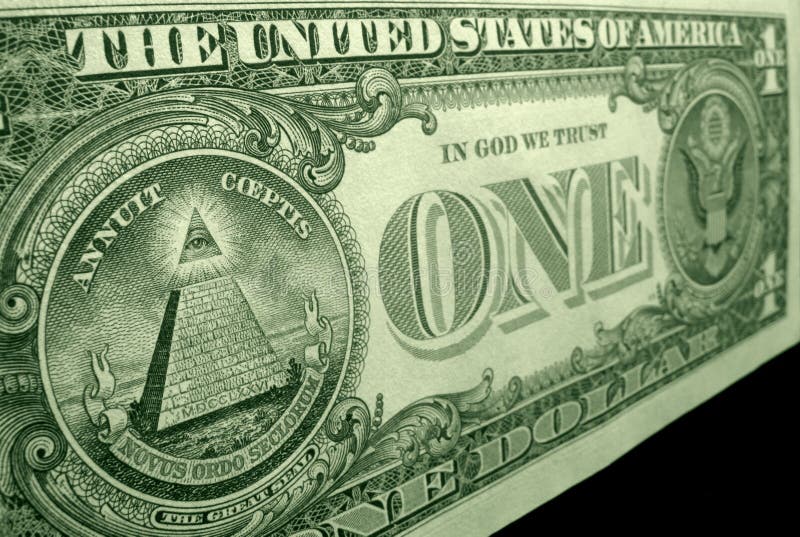 Доллар пирамида с глазом