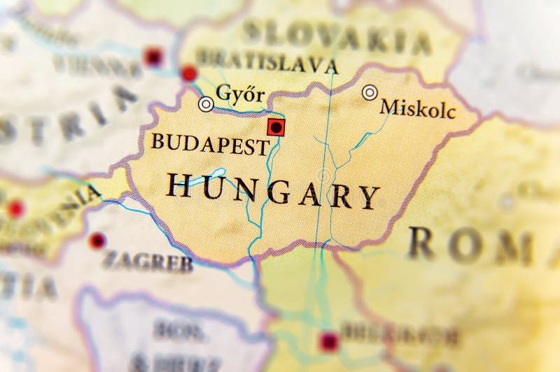 Географическая карта чехии европейской страны, Польши, Словакии и ВенгрииСтоковое Фото - изображение насчитывающей заполированность, навигация:94258462