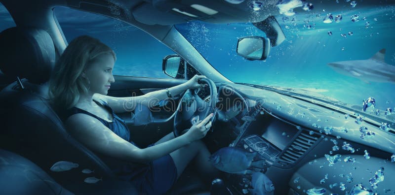 Тонущий автомобиль