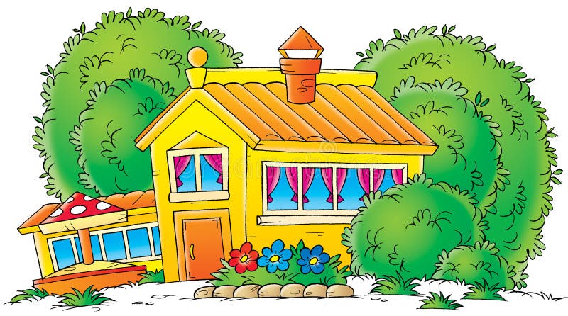 Картинка здание детского сада на прозрачном фоне