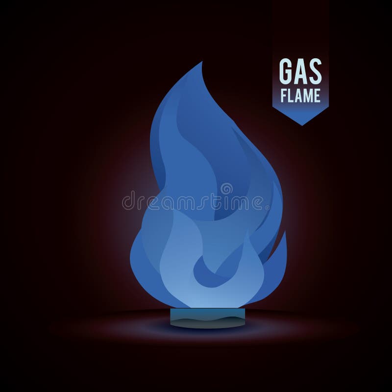 Значок природного газа на карте. Дизайн ГАЗ. Gas Design.