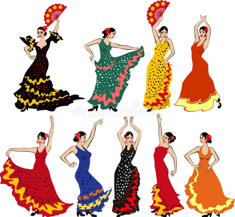 Colorful Traditional Spanish Dresses ...