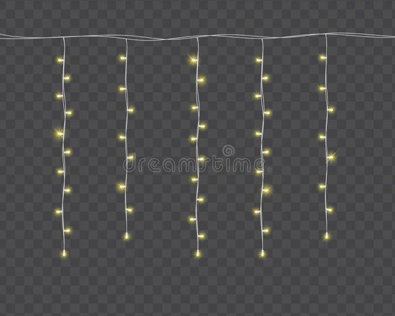 Christmas Lights Transparent Background GIFs