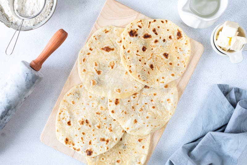 Tortillas and Pita Bread together