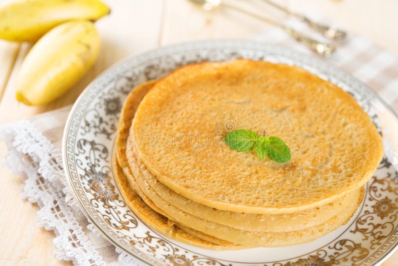 Блины с лимоном и сахаром