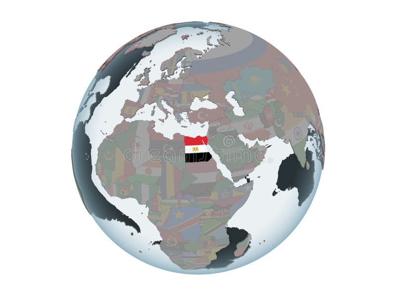 Египет на глобусе