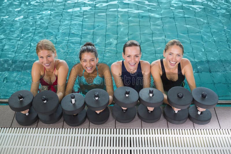 Аквааэробика Aqua Dumbbells