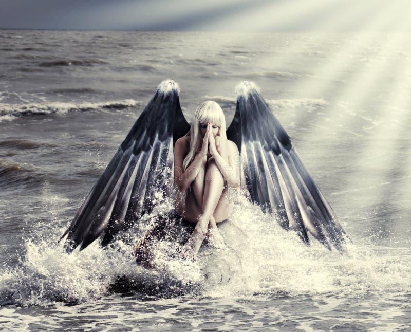 Ангел и море