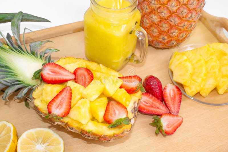 Pineapple strawberry