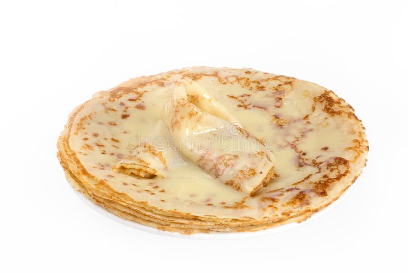 Pancakes with Condensed Milk