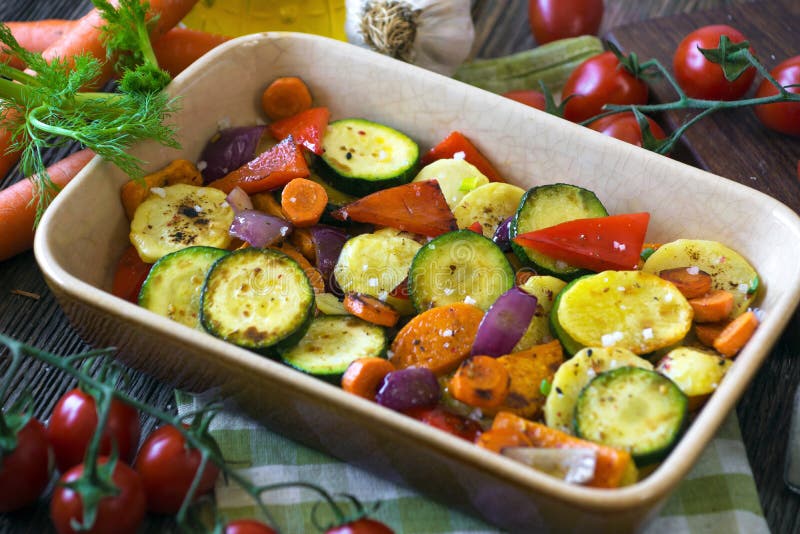 Roasted Vegetables. Овощи в духовке без масла