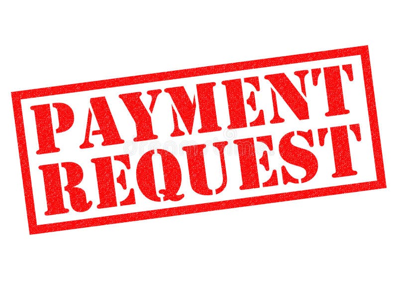 Request payment. Please pay here.