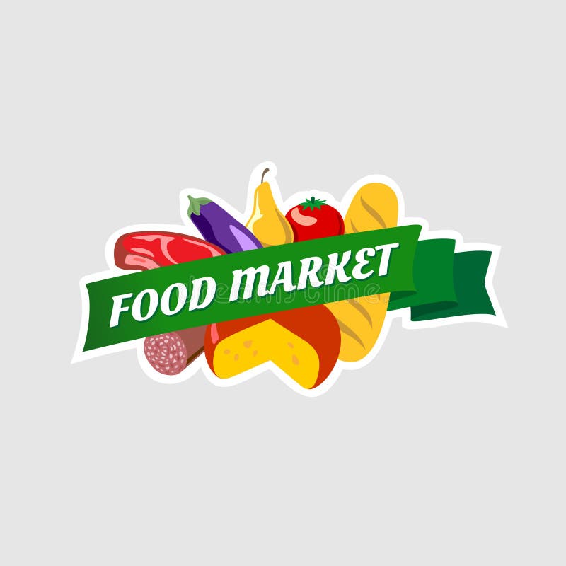 Вывеска магазина продуктов шаблоны