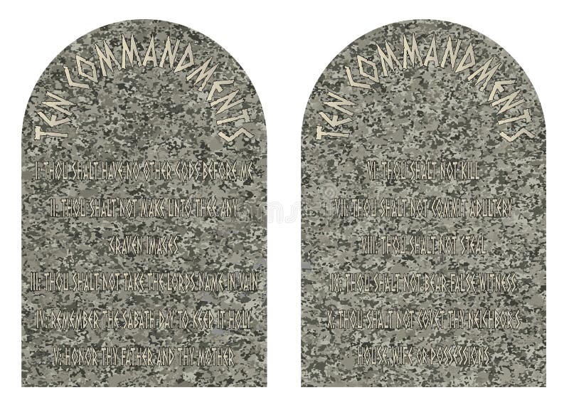 The two stones. Mount Sinai and the 10 Commandments. Десять заповедей икона.