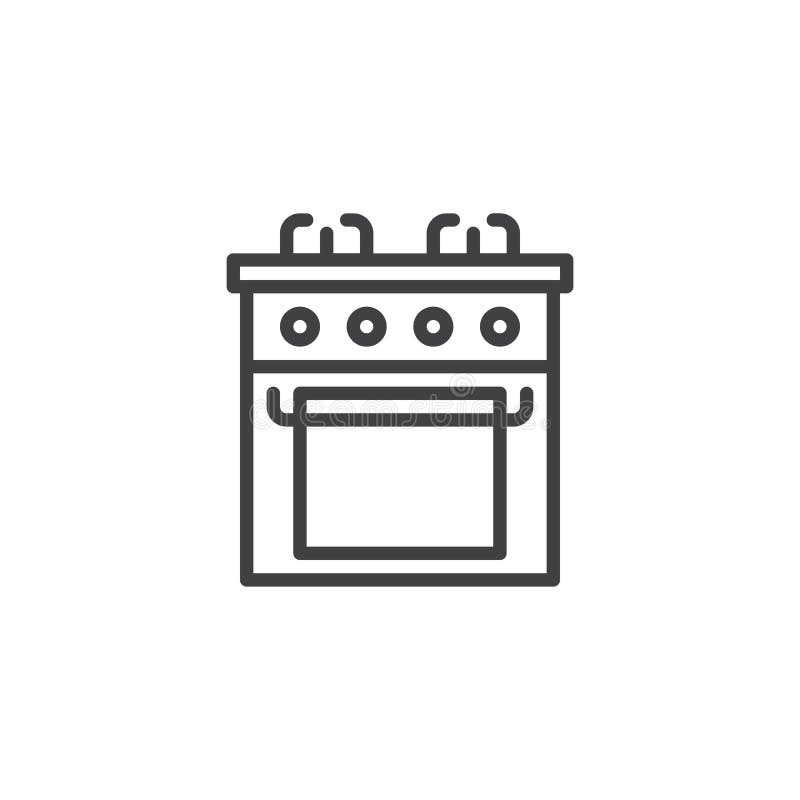 Как нарисовать плиту газовую плиту